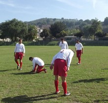 Perugia Ancona 0-2 il riscaldamento