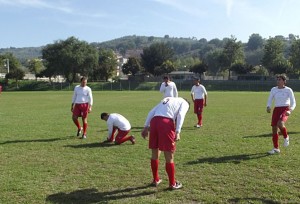 Perugia Ancona 0-2 il riscaldamento